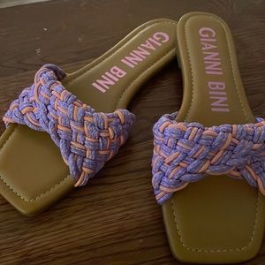 Gianni Bini flats, new size 7.5 braided look